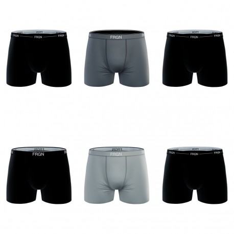 Lot de 6 boxers homme en coton FRGN Line et Class