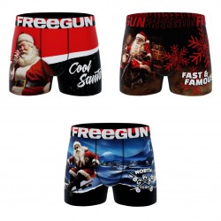 Lot de 3 boxers homme Christmas Garantie 2 ans