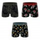 Lot de 3 boxers homme Flowers Garantie 2 ans
