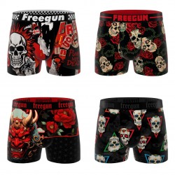 Lot de 4 boxers homme Rock Da Summer Garantie 2 ans