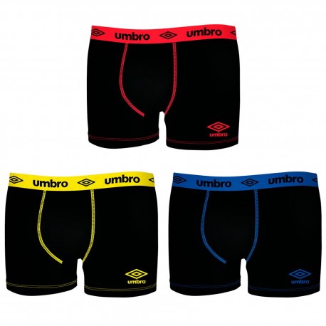 Lot De 3 Boxers Homme Umbro Coton