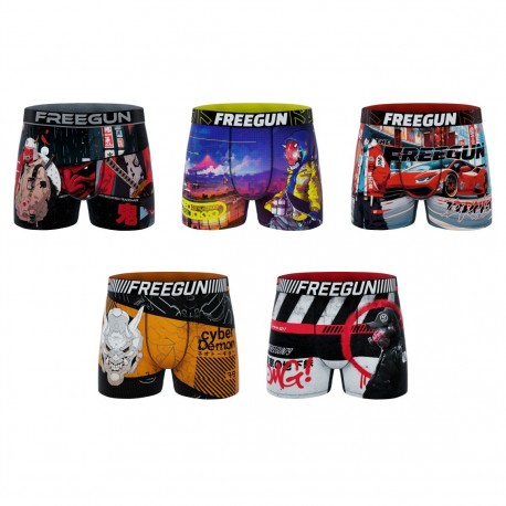 Lot de 5 boxers enfant Street Ninja Garantie 2 ans