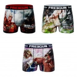 Lot de 3 boxers homme Attack On Titan