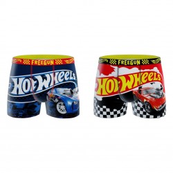 Lot de 2 boxers enfant Hot Wheels Red Car Blue Car