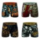 Lot de 4 boxers homme Hyraw Skull