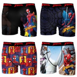 Lot de 4 boxers Homme Freegun Spider-Man Marvel Multicolore