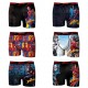 Lot de 6 boxers Homme Freegun Spider-Man Comics Multicolore