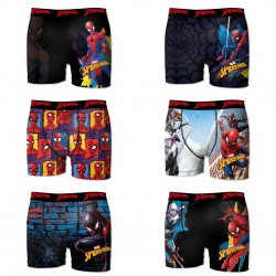 Lot de 6 boxers Homme Freegun Spider-Man Comics Multicolore