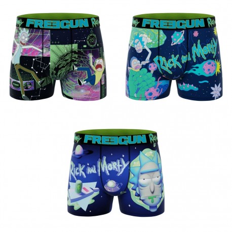 Lot de 3 boxers homme Rick & Morty