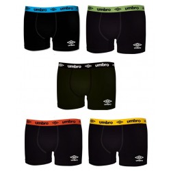 Lot de 5 boxers Homme Umbro Noir