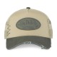 Casquette trucker avec filet effet usé et patch brodé Used
