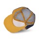 Casquette trucker avec filet effet usé et patch brodé Used