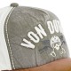 Casquette trucker avec effet usé avec broderie Xavier