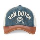 Casquette trucker avec effet usé avec broderie Xavier