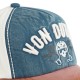 Casquette trucker avec effet usé avec broderie Xavier