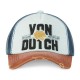 Casquette trucker avec effet usé avec broderie Xavier