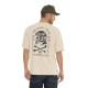 T-shirt homme col rond manches courtes imprimé Dos Relax Fit Brave