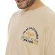 T-shirt homme col rond manches courtes imprimé Dos Relax Fit Vibes