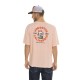 T-shirt homme col rond manches courtes imprimé Dos Relax Fit Walk