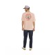 T-shirt homme col rond manches courtes imprimé Dos Relax Fit Walk