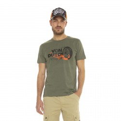 T-shirt homme manches courtes col rond Regular fit Wheel