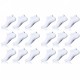 Lot de 18 tiges courtes blanches UMBRO homme Blanc