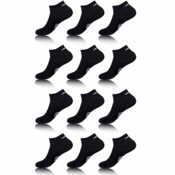 Lot de 12 tiges courtes noires UMBRO homme Noir