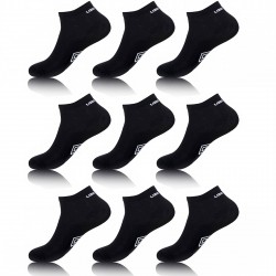 Lot de 9 tiges courtes blanches UMBRO homme Noir