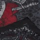 Foulard imprimé Epée coeur 90X90 cm
