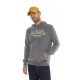 Sweat à capuche homme terry en acid wash Youth