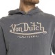 Sweat à capuche homme terry en acid wash Youth
