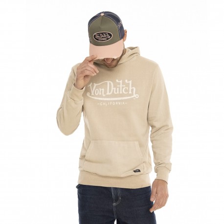 Sweat à capuche homme terry en acid wash Youth
