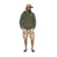 Sweat zippé à capuche homme terry en acid wash Cruz