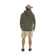 Sweat zippé à capuche homme terry en acid wash Cruz
