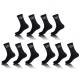 Lot de 10 paires de chaussettes tennis homme UMBRO Noir