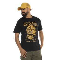 T-shirt manches courtes col rond homme Mustache