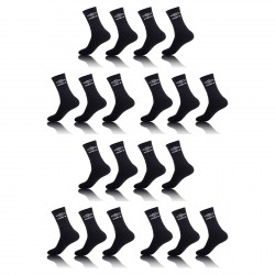  	 Lot de 20 paires de chaussettes Noir - UMB/1/TENX20/NR