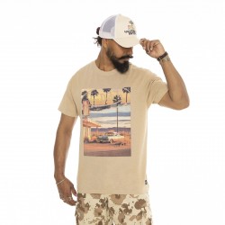 T-shirt en col rond à manches courtes homme Regular Fit Road