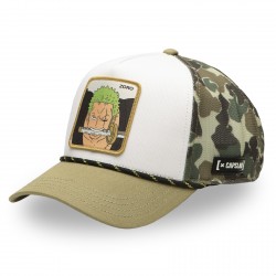 Casquette trucker premium avec filet One piece Zoro Camo