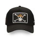 Casquette trucker premium effet bambou One Piece Black Flag