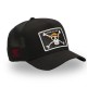 Casquette trucker premium effet bambou One Piece Black Flag