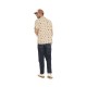 Chemise homme manches courtes en viscose imprimée Iso