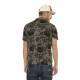 Chemise homme manches courtes en viscose imprimée Skully