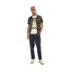Chemise homme manches courtes en viscose imprimée Skully