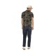 Chemise homme manches courtes en viscose imprimée Skully