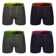 Lot de 4 boxers homme Dynamic Chiné MRK6
