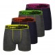 Lot de 4 boxers homme Dynamic Chiné MRK6