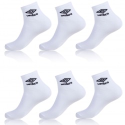 Lot De 6 Paires De Lowcuts Umbro Blanc