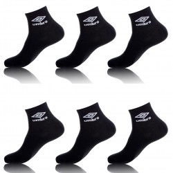 Lot De 6 Paires De Lowcuts Umbro Noir