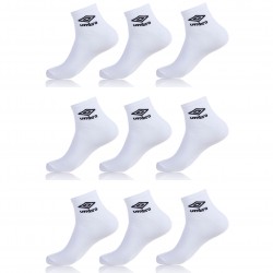 Lot De 9 Paires De Lowcuts Umbro Blanc